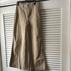 GAP Beige Trousers with Zip Fly